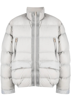 C2h4 high-neck padded jacket - Grey