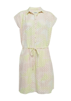 Zadig&Voltaire pre-owned broderie-anglaise shirt dress - Pink