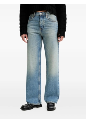 Won Hundred logo-patch jeans - Blue