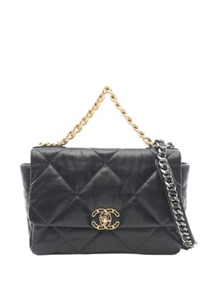 CHANEL Pre-Owned 1994-1996 Medium Lambskin 19 Flap shoulder bag - Black