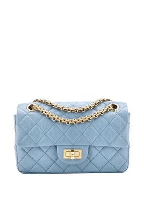 CHANEL Pre-Owned Reissue 2.55 Flap Bag Quilted Aged Calfskin 224 crossbody bag - Blue
