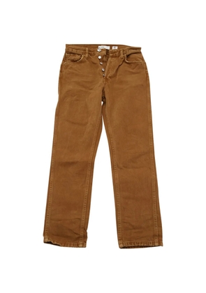 RE/DONE 50s cigarette five-pocket trousers - Brown