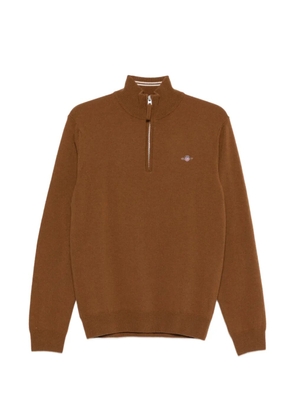 Gant half-zip sweater - Brown
