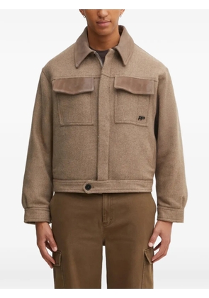 Filling Pieces Box Varsity jacket - Neutrals