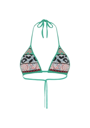 Laneus knit bikini top - Green