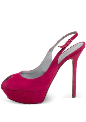 Sergio Rossi Vintage pre-owned 140mm suede pumps - Pink