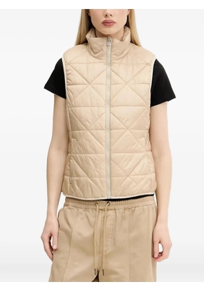 HUGO quilted gilet - Neutrals