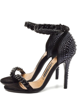 Tom Ford Vintage 110mm chain embellishment sandals - Black