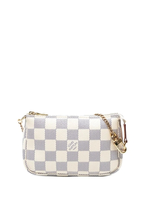 Louis Vuitton Pre-Owned 2000-2025 Damier Azur Mini Pochette Accessoires handbag - White
