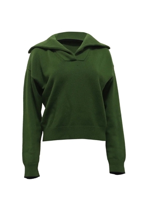 Bottega Veneta Pre-Owned polo-collar sweater - Green