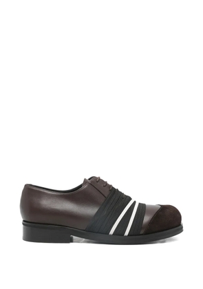 Stefan Cooke elastic-detail biker derby shoes - Brown