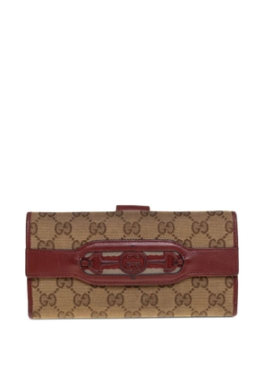 Gucci Pre-Owned GG canvas wallet - Neutrals