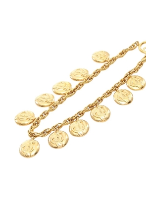 CHANEL Pre-Owned 1970-1980 Gold Plated Mademoiselle Chain Necklace costume necklace