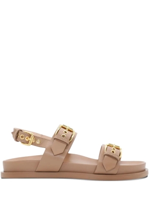 AGL Cristina double-buckle sandals - Neutrals