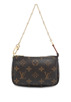 Louis Vuitton Pre-Owned 2019 Monogram Mini Pochette Accessoires handbag - Brown