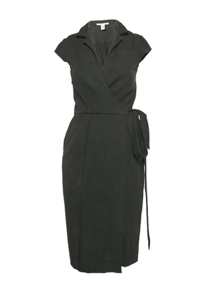 Diane Von Furstenberg Vintage wrap midi dress - Black