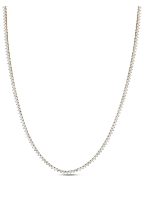 LB Exclusive 14K yellow gold diamond tennis necklace