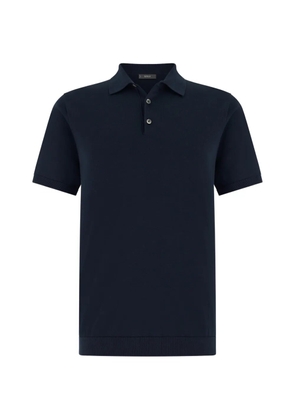 Boggi Milano branded-button polo shirt - Blue