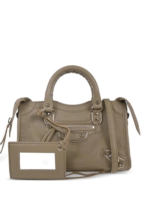 Balenciaga Pre-Owned 2008 mini Edge Classic City metallic tote bag - Grey