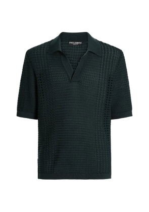 Dolce & Gabbana wool polo shirt - Green