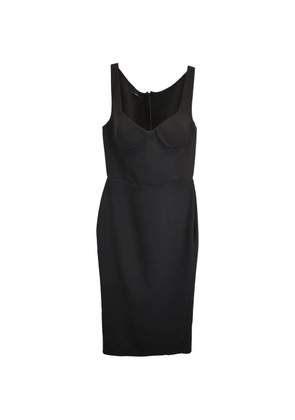 Alex Perry sweetheart-neck midi dress - Black