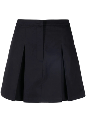 Sporty & Rich logo-embroidery mini skirt - Blue