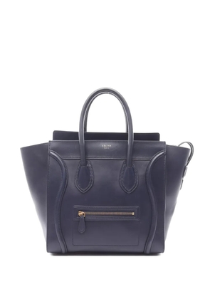 Celine Pre-Owned 00s Mini Luggage leather handbag - Blue