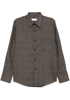 Ernest W. Baker checked shirt - Brown