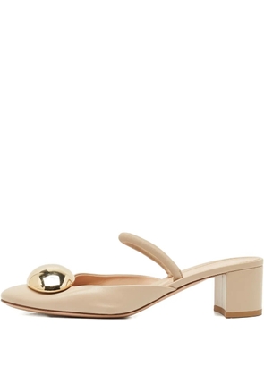 Gianvito Rossi Sphera leather pumps - Neutrals