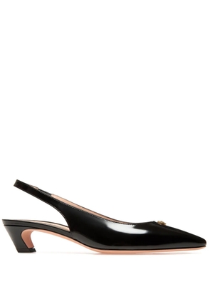 Bally Sylt 45mm slingback leather pumps - Black