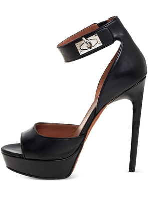 Givenchy Pre-Owned 130mm leather ankle-strap sandals - Black