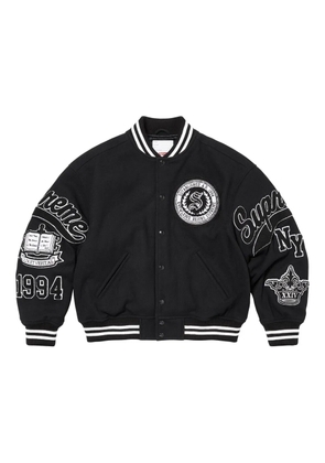 Supreme Veritas varsity jacket - Black