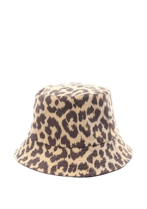 Christian Dior Pre-Owned animal-motif bucket hat - Neutrals