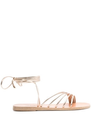 Ancient Greek Sandals Ipoliti ankle-tie sandals - Gold
