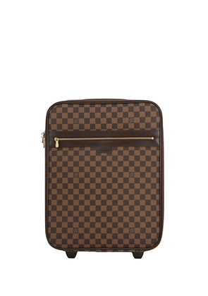 Louis Vuitton Pre-Owned 2009 Damier Ebene Pegase 45 travel bag - Brown