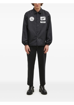 Neighborhood logo-patch coach jacket - Black