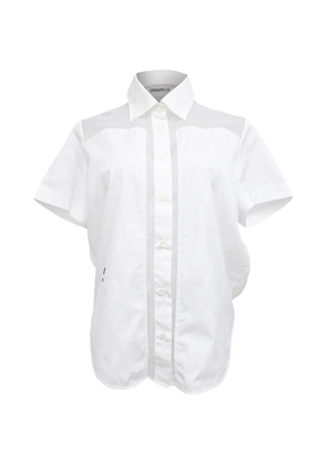 Christian Dior Pre-Owned button-fastening short-sleeve shirt - White