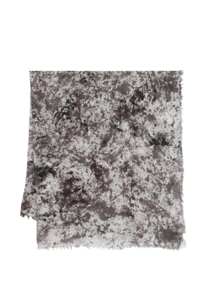 Avant Toi fringed scarf - Grey