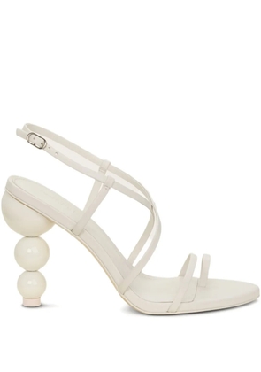 Cult Gaia 95mm Robyn sphere-heel crisscross heeled sandals - White
