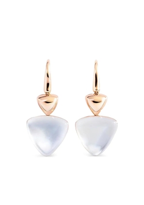 VHERNIER 18K rose gold mother-of-pearl earrings - Pink