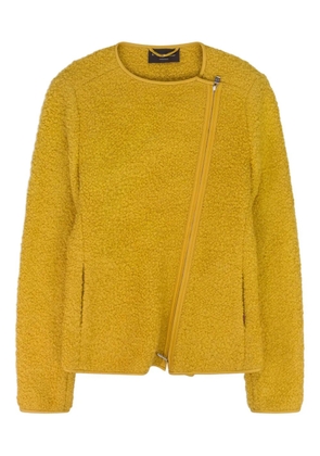 Loro Piana Evening asymmetrical zip-front jacket - Yellow