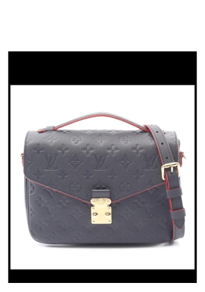 Louis Vuitton Pre-Owned 2017 Monogram Empreinte Pochette Metis satchel - Blue