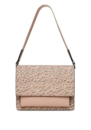 TOUS medium Audree bear-logo shoulder bag - Pink
