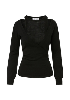 Veronica Beard Lolasee cut-out sweater - Black