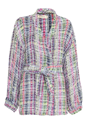 Lethicia Bronstein tweed belted jacket - Pink