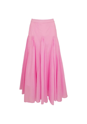 AZEEZA Sienna pleated midi skirt - Pink