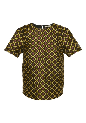 Etro Pre-Owned jacquard top - Brown