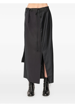FAÇON JACMIN Jellie drawstring tailored skirt - Black