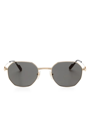 Cartier geometric-frame sunglasses - Gold
