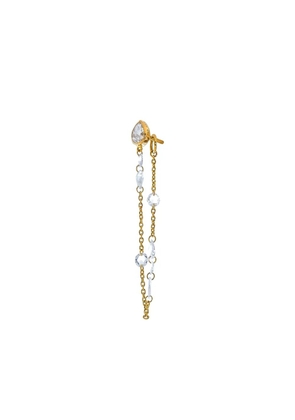 Logan Hollowell 18K yellow gold Eau De Rose diamond earrings